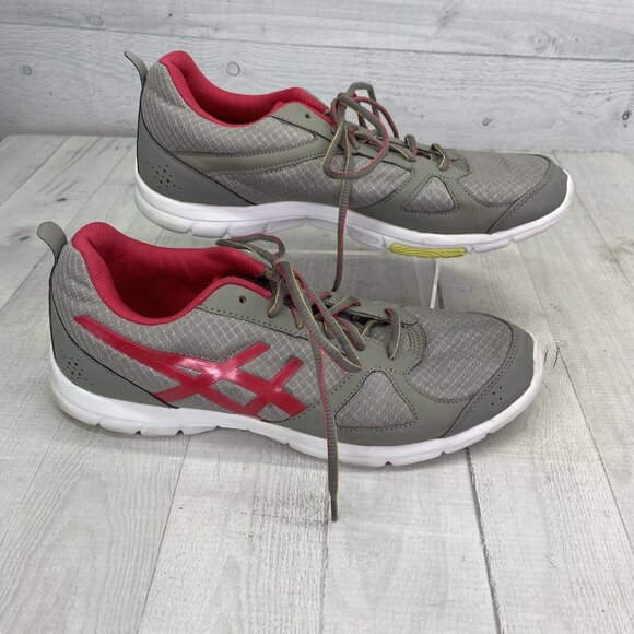 Asics  GEL MUSE S454N Gray Pink Athletic Running Lace Up Sneakers Sz 10 / 42 - Picture 5 of 11